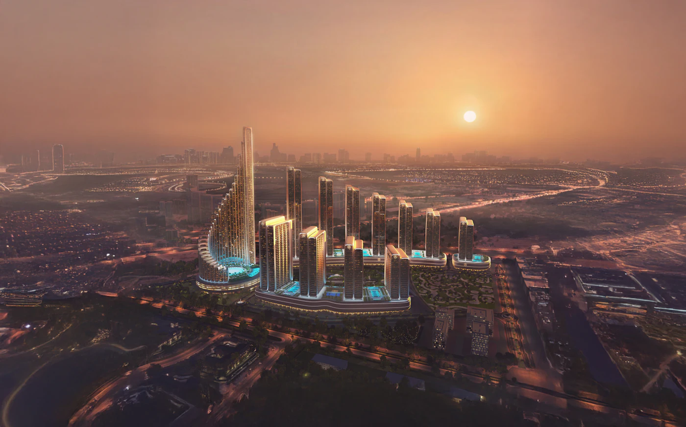Mercedes-Benz Places · Binghatti City — Nad Al Sheba